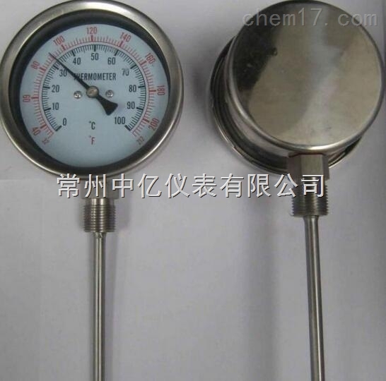 不(bú)鏽鋼雙(shuāng)金屬WSS-313徑(jìng)向型雙(shuang)金屬溫(wēn)度計廠(chǎng)家