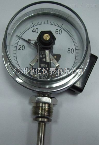 WSSX-411電接點雙(shuāng)金屬溫度計(jì)廠家