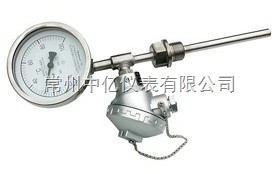 帶(dai)熱電偶(ǒu)/熱電阻(zǔ)雙金屬(shu)溫度計(jì)