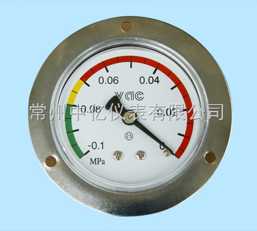 中(zhong)億真空(kōng)壓力表(biǎo)（英文表(biao)面）